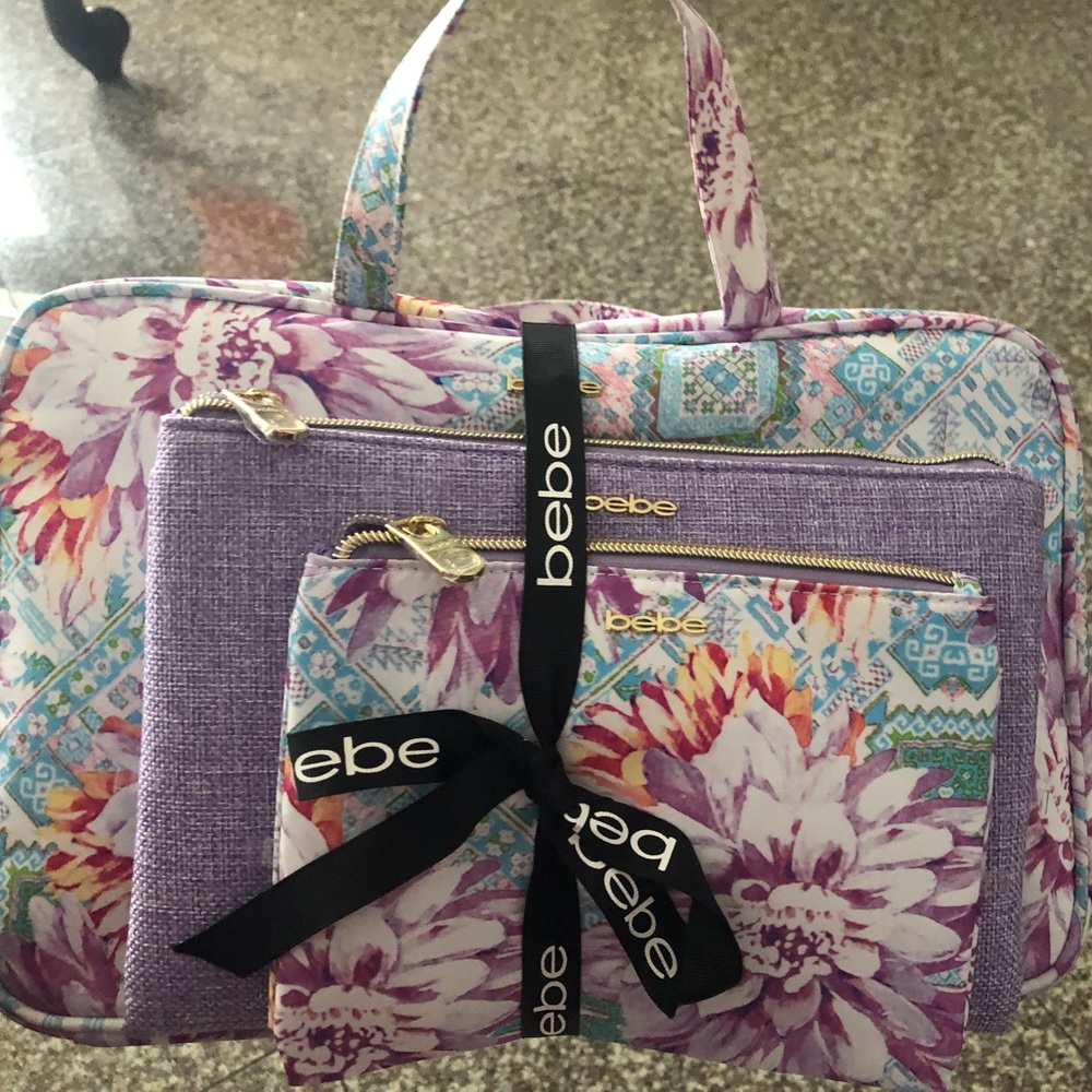 ‼️SOLD ‼️ Makeup Bag Trio ✨ Bebe 😍👌🏼